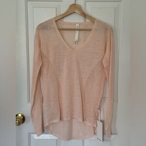 Lululemon Still Movent Linen Sweater NWT sz 4 Small